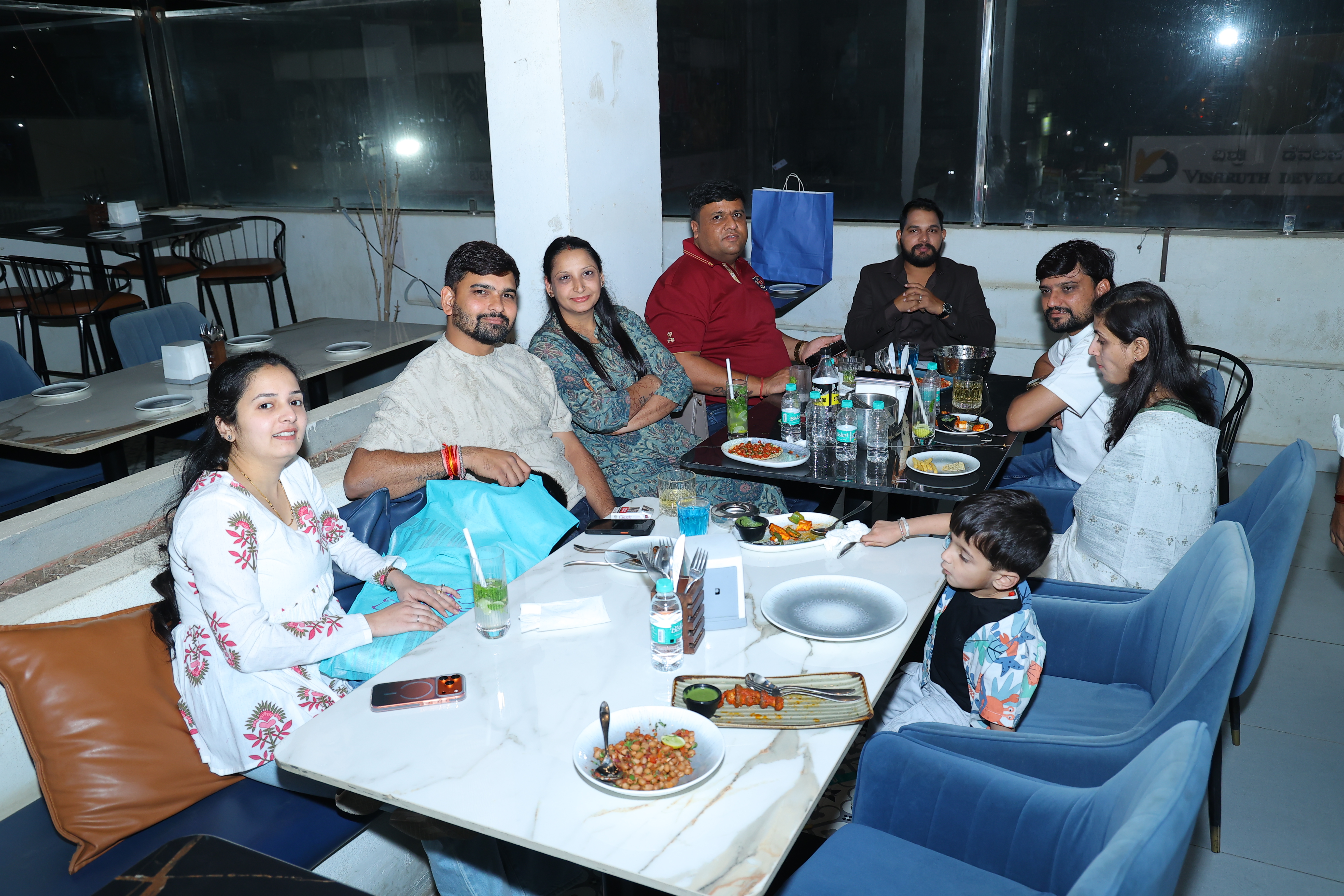 Family meetup celebration