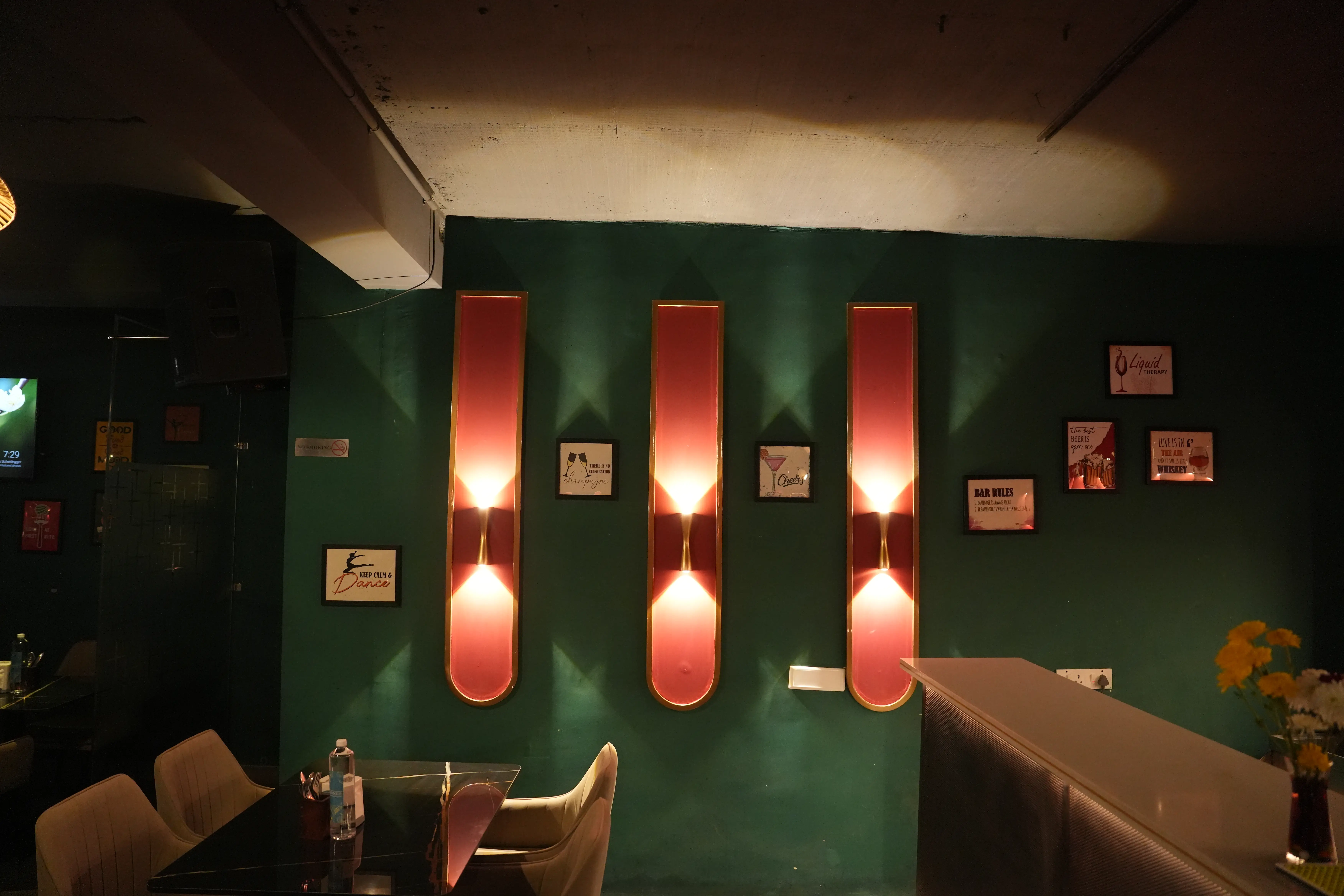 Bramble bar ambience in Marathahalli Bangalore rooftop restaurant